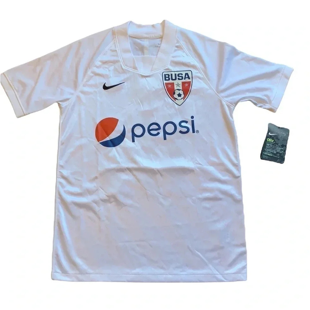 Nike Soccer Jersey Birmingham United  White Youth Sz L NWT